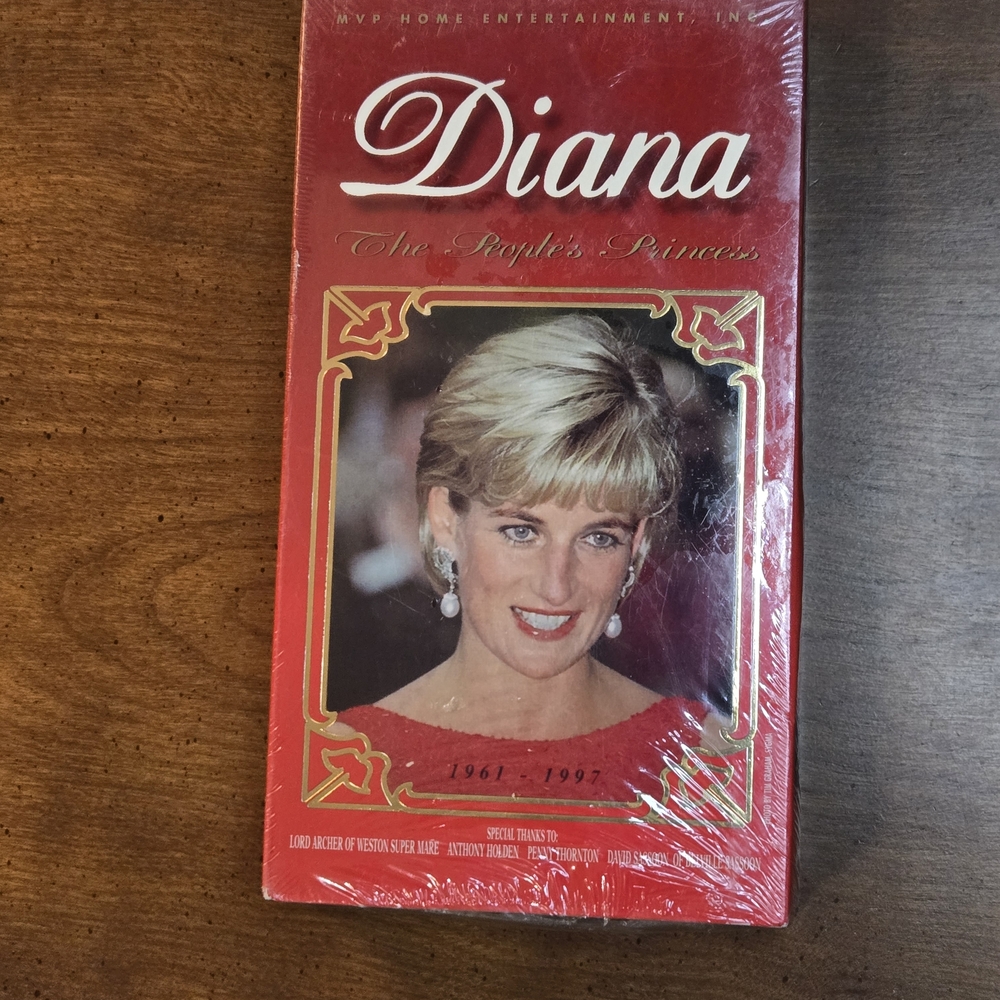 New 1997 Princess Di Diana The People's Princess VHS Tape Tribute Video MVP